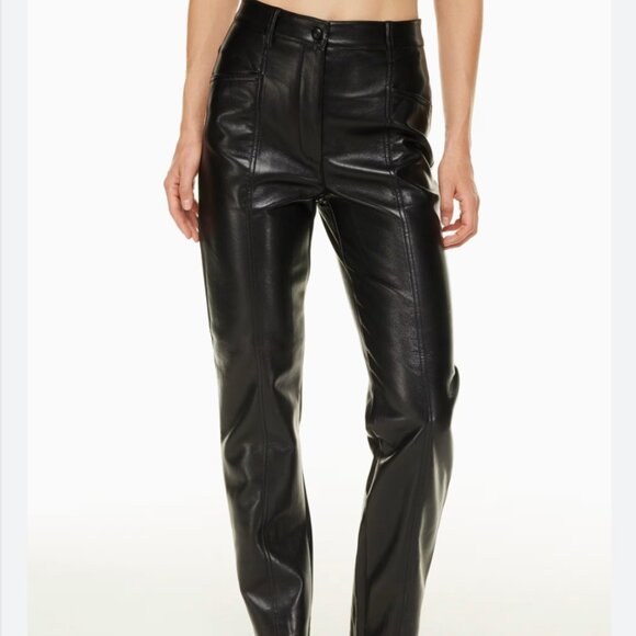 Aritzia Wilfred Rebel Leather Pants - Picture 1 of 4